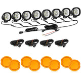 P4 Series | 4 Inch 90W 9000LM Round LED Driving Lights Flood White Pod Lights