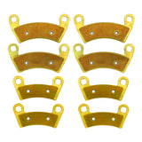 Polaris Ranger 1000/XP 1000/Crew 1000/Crew XP 1000/Crew SP 570/Kinetic 2018-2026 Brass Brake Pad Set