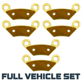 Polaris Scrambler 850 2013-2026 Brass Brake Pad Set