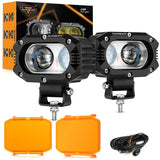 R4 Series | 4 Inch 60W Spot Beam LED Pods Light White Driving Light