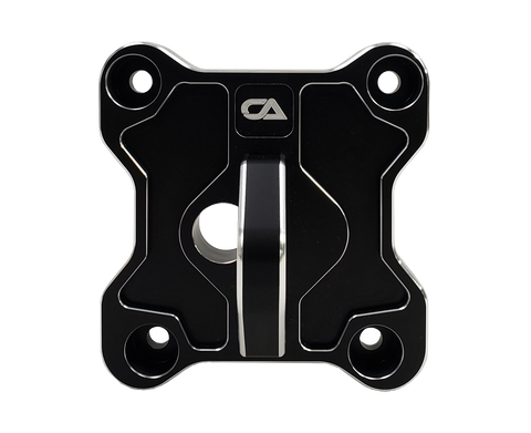Polaris RZR XP1000 / Turbo Pull Plate / Radius Rod Plate Our Pull plate is machined from a solid piece of aircraft grade 6061 T-6 1.5"x 8" Aluminum bar stock. We then machine both pieces, send them out for anodize and then round all of our corners to give it a look that really pops and will wow anyone