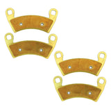 Polaris Ranger 1000/XP 1000/Crew 1000/Crew XP 1000/Crew SP 570/Kinetic 2018-2026 Brass Brake Pad Set