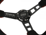 Deep Dish Suede Steering Wheel 13 Inch Diameter PRP Seats