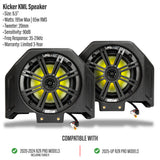 2020-2026 Polaris® RZR Pro R / Turbo R / Pro S / Pro XP 6.5" Rear-Hump Speaker-Pods