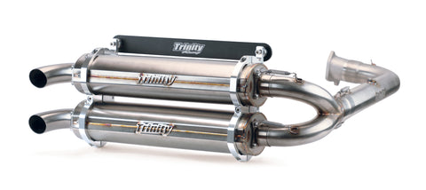 RZR TURBO / S EXHAUST - STAINLESS STEEL - FULL SYSTEM