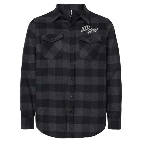 UTV Stereo Unisex Embroidered Flannel | UTVS-A-FLANNEL-U-CHR
