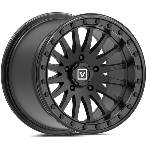 V06 15X10 +25 5X114.3 SATIN BLACK