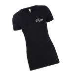UTV Stereo Women's Signature T-Shirt with Silver Logo | UTVS-A-SHIRT-W-BLK