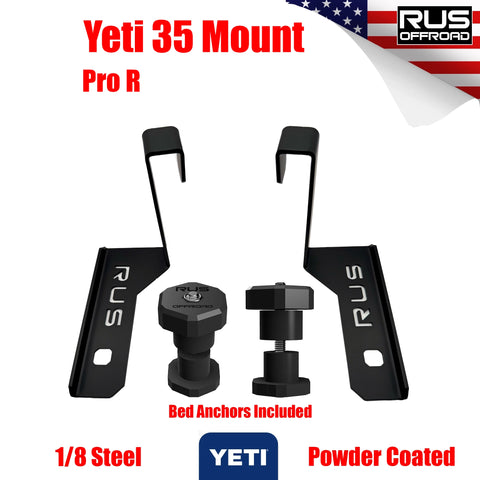 RUS Offroad Yeti 35 Quart Tundra Cooler Mount for Polaris RZR Pro R