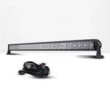 22 Inch-52 Inch 5D Series Straight/Curved Combo Beam Double Row LED Light Bar for 2015 Chevy Silverado 1500 2500 3500