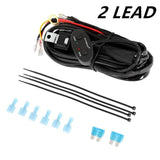 Wiring Harness 10FT, Customized for AUXBEAM 6 Modes LED Light Bar, 12V 40A Relay for Switching Between Different Modes