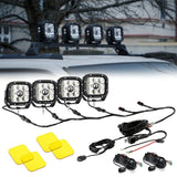 5 Inch 110W White/Amber Spot Light LED Driving Lights for Dodge Ram 1500/2500/3500