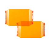 V-MAX Series | 7x5 Inch Rectangle 228W 26100LM Spot Beam Side Shooter LED Driving Lights with Amber DRL&Backlight