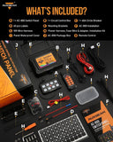 AC Series 8 Gang (AC-800) RGB Switch Panel with APP&Remote Control, Toggle/ Momentary/ Pulsed Mode Supported(One-Side Output)