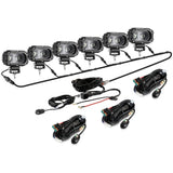 R4 Series | 4 Inch 60W Corrugated Lens 120° Wide Beam LED Pods Lights