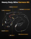 6-LED Pod Light Power Wiring Harness Kit with 2 PIN DT Plug