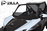Polycarbonate TINTED Half Windshield with quick straps for KRX