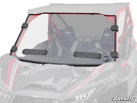 SUPER ATV KAWASAKI TERYX KRX 1000 SCRATCH RESISTANT VENTED FULL WINDSHIELD