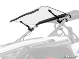 SUPER ATV POLARIS RZR TURBO R MAXDRIVE POWER FLIP WINDSHIELD