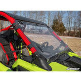 SuperATV POLARIS RZR TURBO R SCRATCH RESISTANT FLIP WINDSHIELD