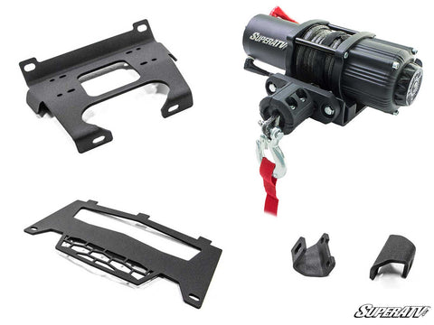 SUPERATV Polaris RZR 900 Winch Mounting Plate