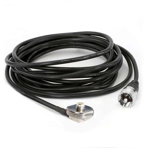 Rugged Radios Antenna Coax Cable with 3/8 NMO Mount