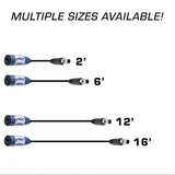 Rugged Radios OFFROAD Straight Cable to Intercom (Select Length)