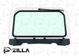 UTVZilla Black Vented Glass Windshield for RZR 900, 1000, Turbo with Wiper