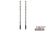 X-LITE 4-ft RGB+W Whip Lights with Red XTC Safety Flags