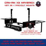 Can-Am X3 Maverick – Yeti 35 Mount – MoreLock Triple Series v2