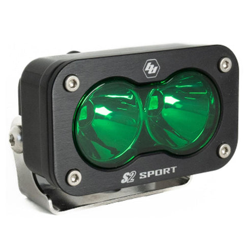 LED Work Light Green Lens Spot Pattern S2 Sport Baja Designs