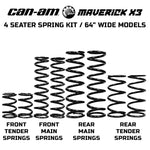 Zbroz Can-Am Maverick X3 64" 4-Seat Spring Kit (2017-2021)