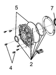 POLARIS 3236045 Differential Output Cover Assembly