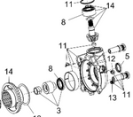 ASM. GEAR HOUSING RING & PINION GEAR Item #: 3236626